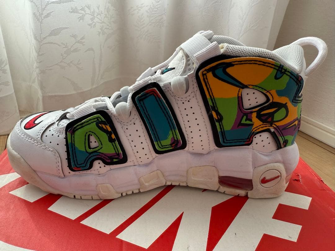 ☆新品☆ナイキ モア アップ テンポ モアテン ピース ラブ スウッシュ