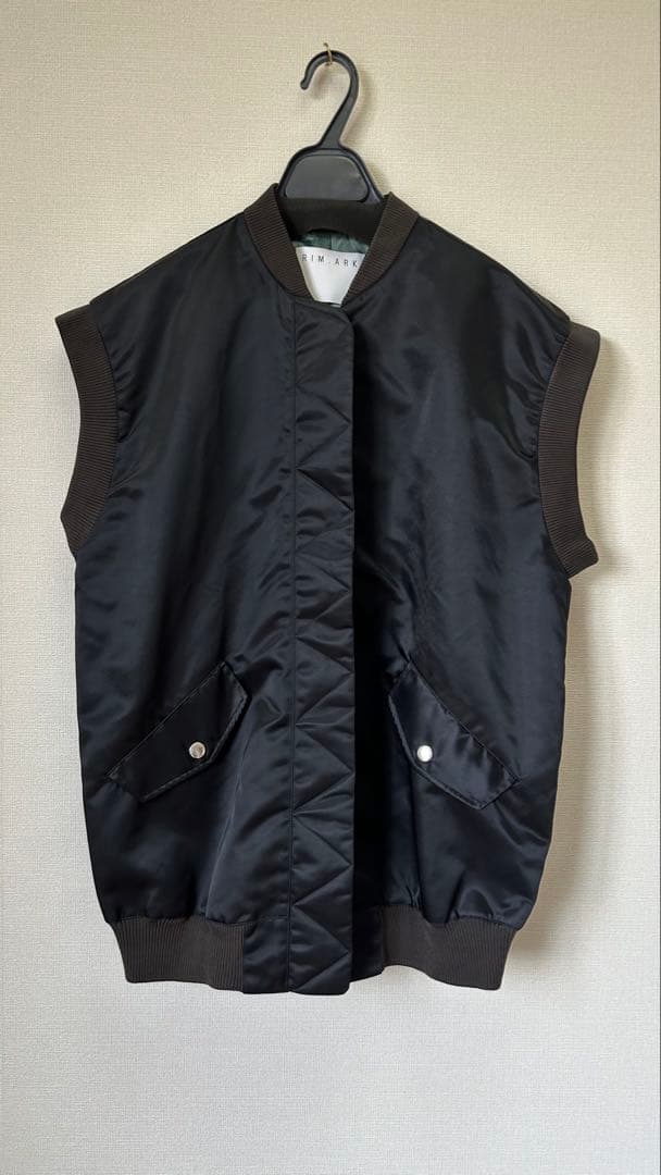 RIM.ARK リムアークMA-1 vest ネイビー - メルカリ