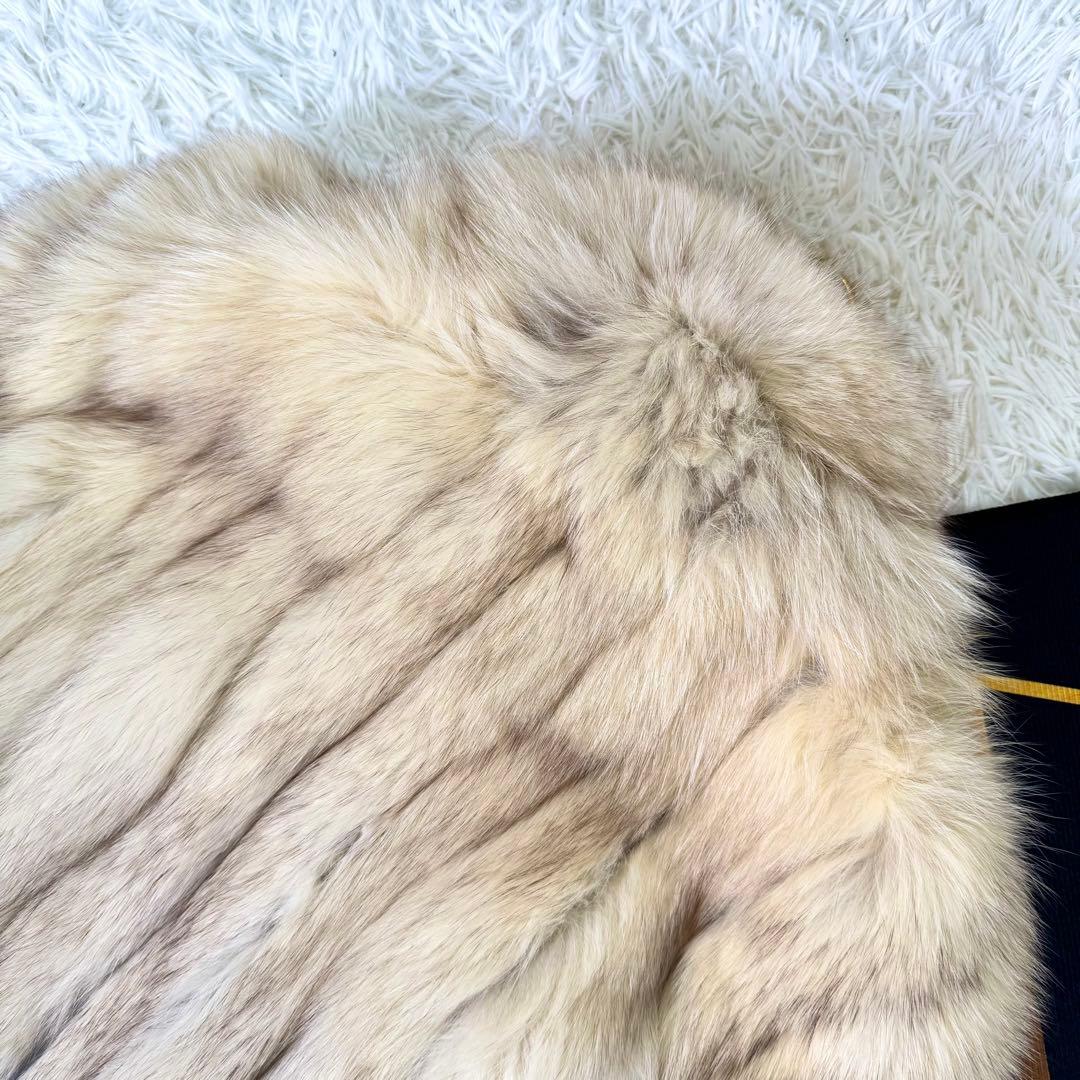 ROTINY×SAGA FOX ブルーフォックス ファーコート クロップド 毛皮