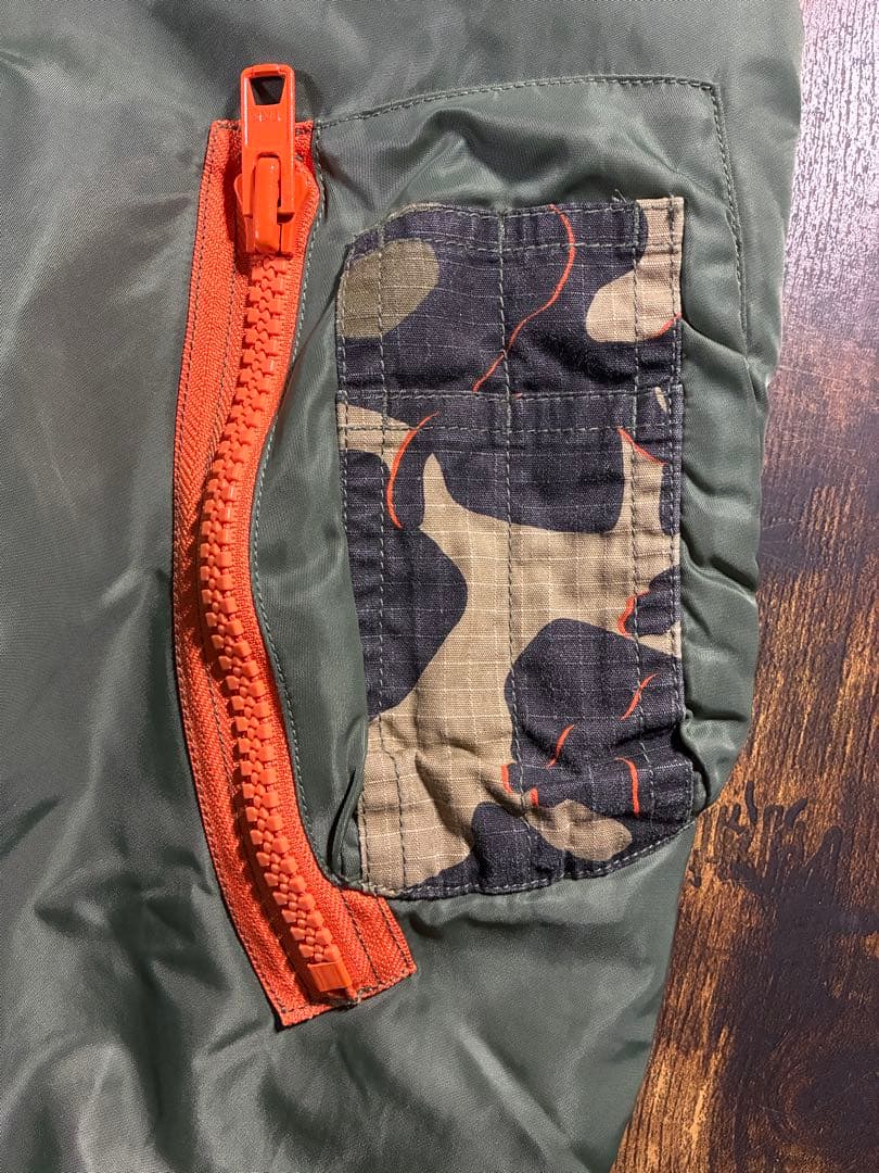 お買い得】AVIREX XL フライトジャケット 迷彩柄の通販はau PAY