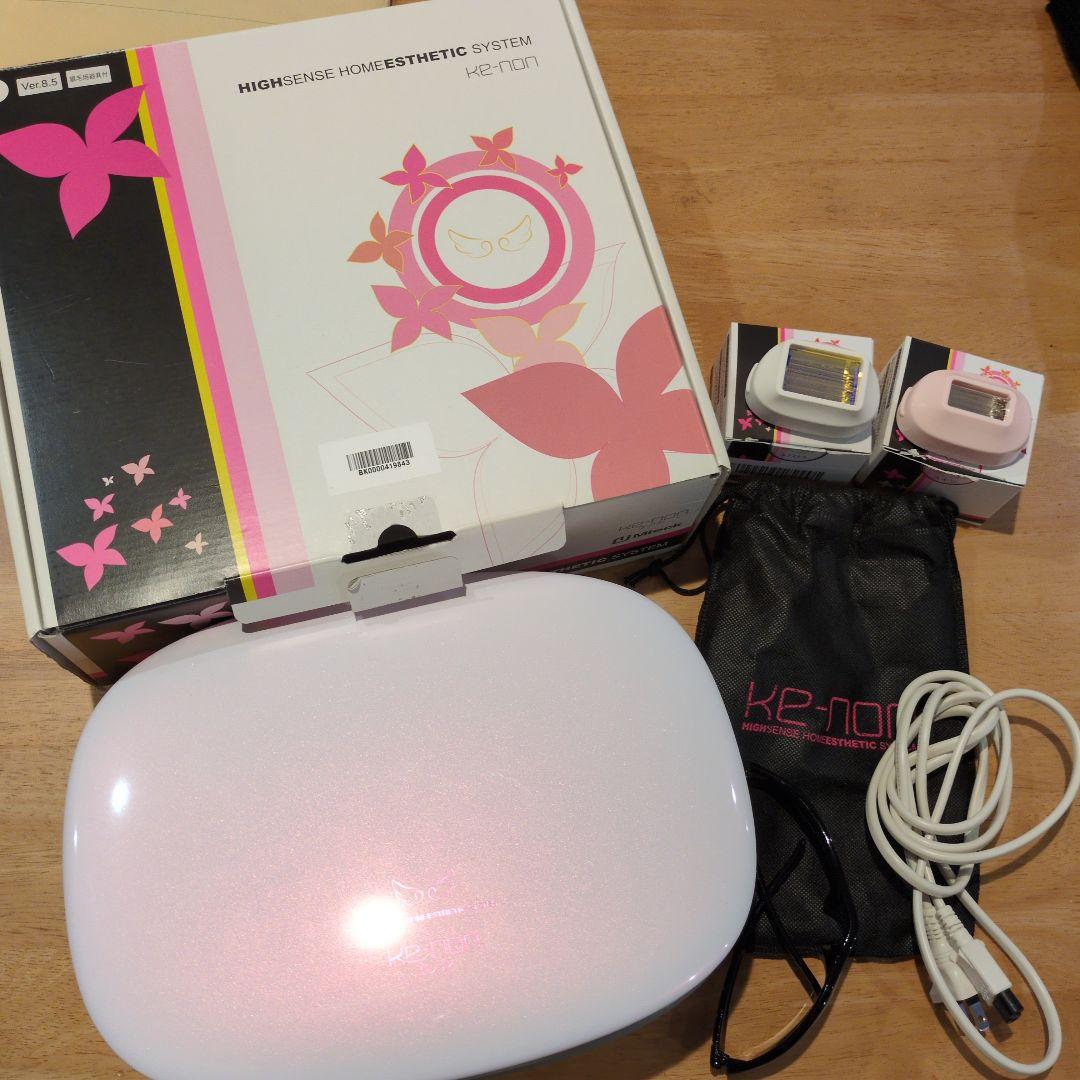 KE-NON 脱毛器 ホワイトVer.8.5 Amazon | エムテック ケノン KE-NON 光美容器 日本製 髭 VIO対応