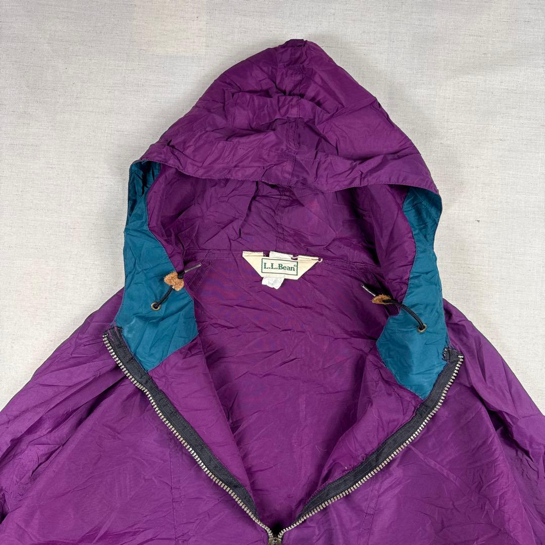 80s USA製 llbean アノラック ナイロンジャケット シンサレート L