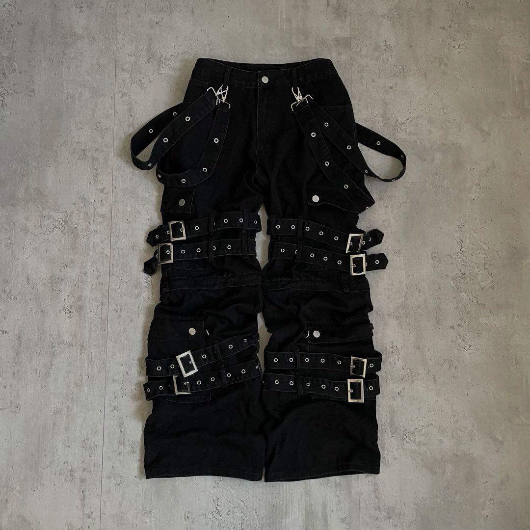 archive ボンテージカーゴパンツ ギミック グランジ パンク Y2K - メルカリ