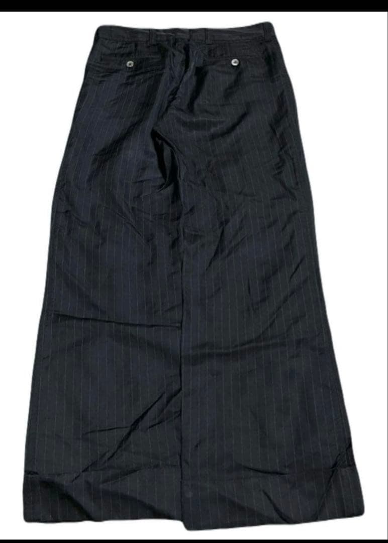 archive comme des garcons ストライプスラックス 極太 archive comme