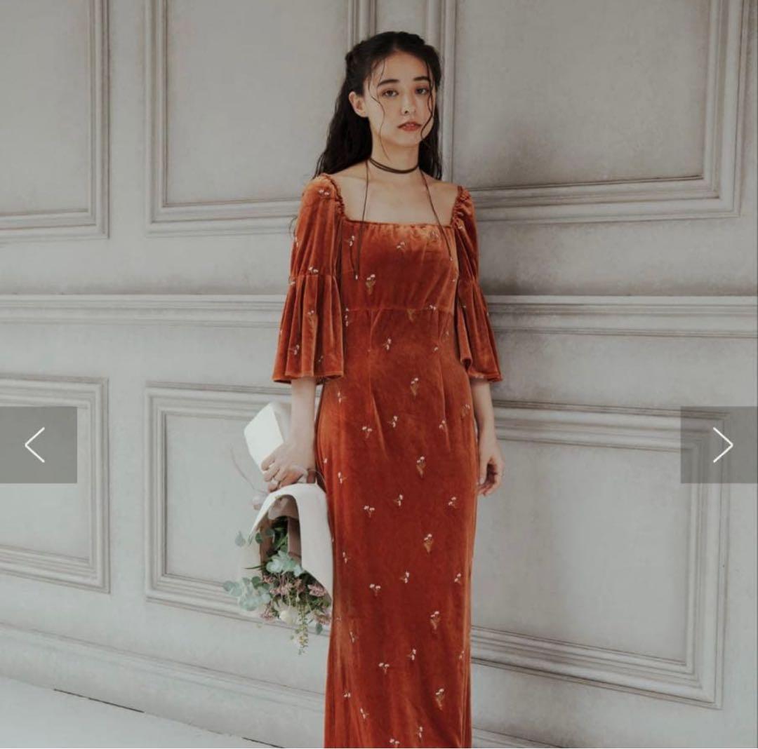 Kastaneオケージョンドレス ベルベットドレス キャメル サイズ1 - メルカリ