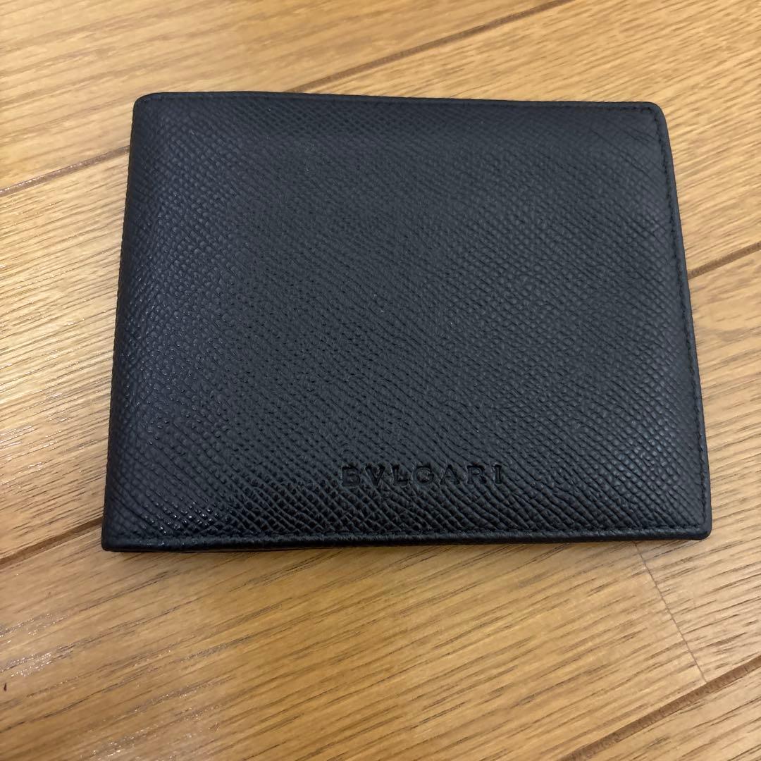 ★BULGARI ブラック 二つ折り財布 BVLGARI（ブルガリ） 《クーポン配布中》ブルガリ 二つ折り財布