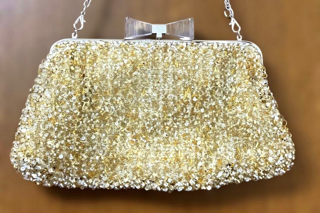 アンテプリマ クリスタッロフィオッコ 2way バッグ がま口 パーティー