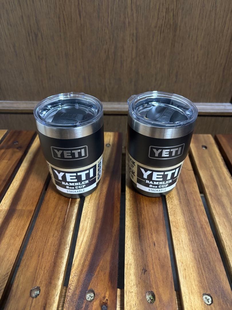ブラック　YETI イエティ 8oz 8オンス スタッカブルカップ 約236ml ブラック YETI イエティ 8oz 8オンス スタッカブルカップ 約236ml