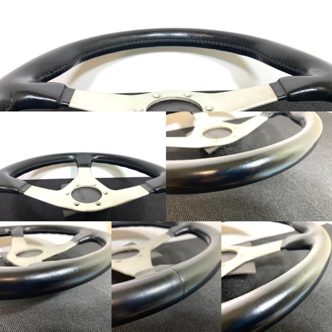 ナルディ ガラ3 タイプ0 レザー ホーンボタン付 FET刻印あり 良品 旧車