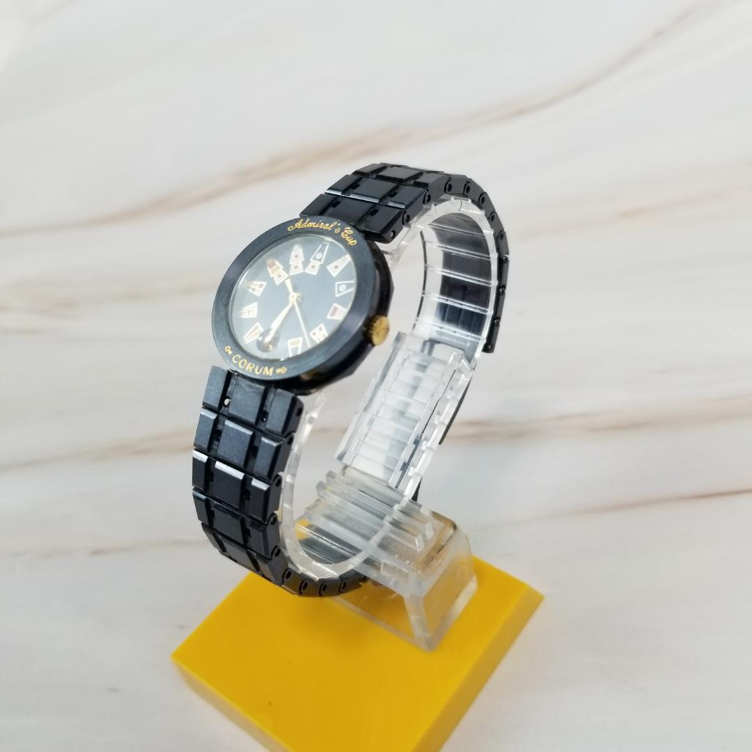 電池新品】稼働品 コルム アドミラルズカップ V52 クォーツ デイト