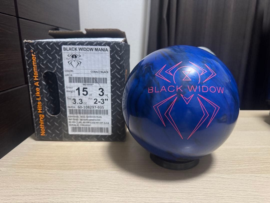 BLACK WIDOW MANIA ブラックウィドーマニア　ボウリングボール 1 Black Widow Mania – HammerBowling