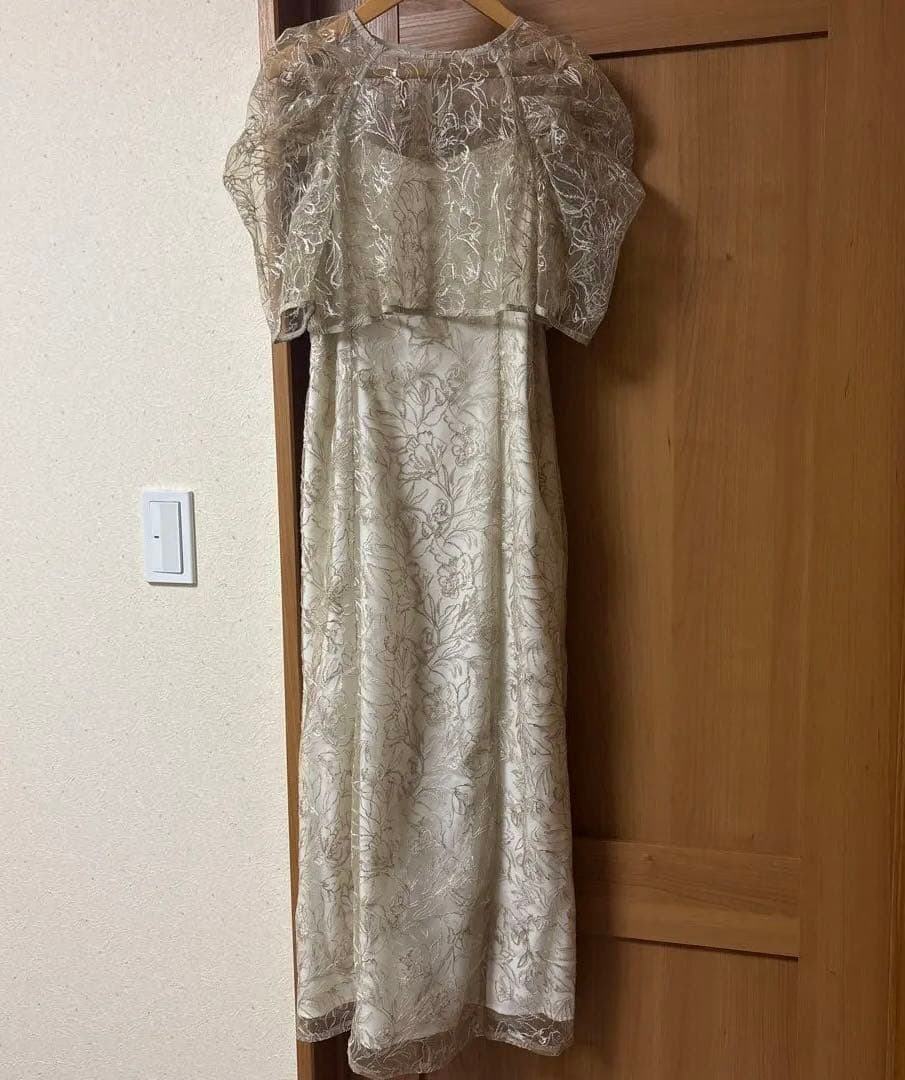 刺繍レースレイヤードドレス niana etoll - メルカリ