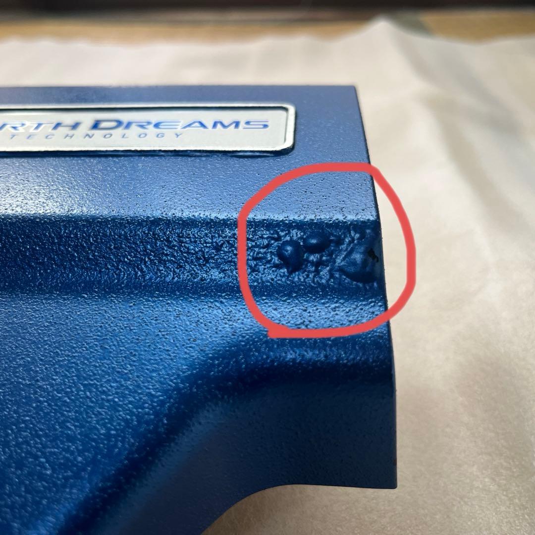 S660用 ビビットブルーパール塗装アルミ削り出し風エンジンカバー 👝