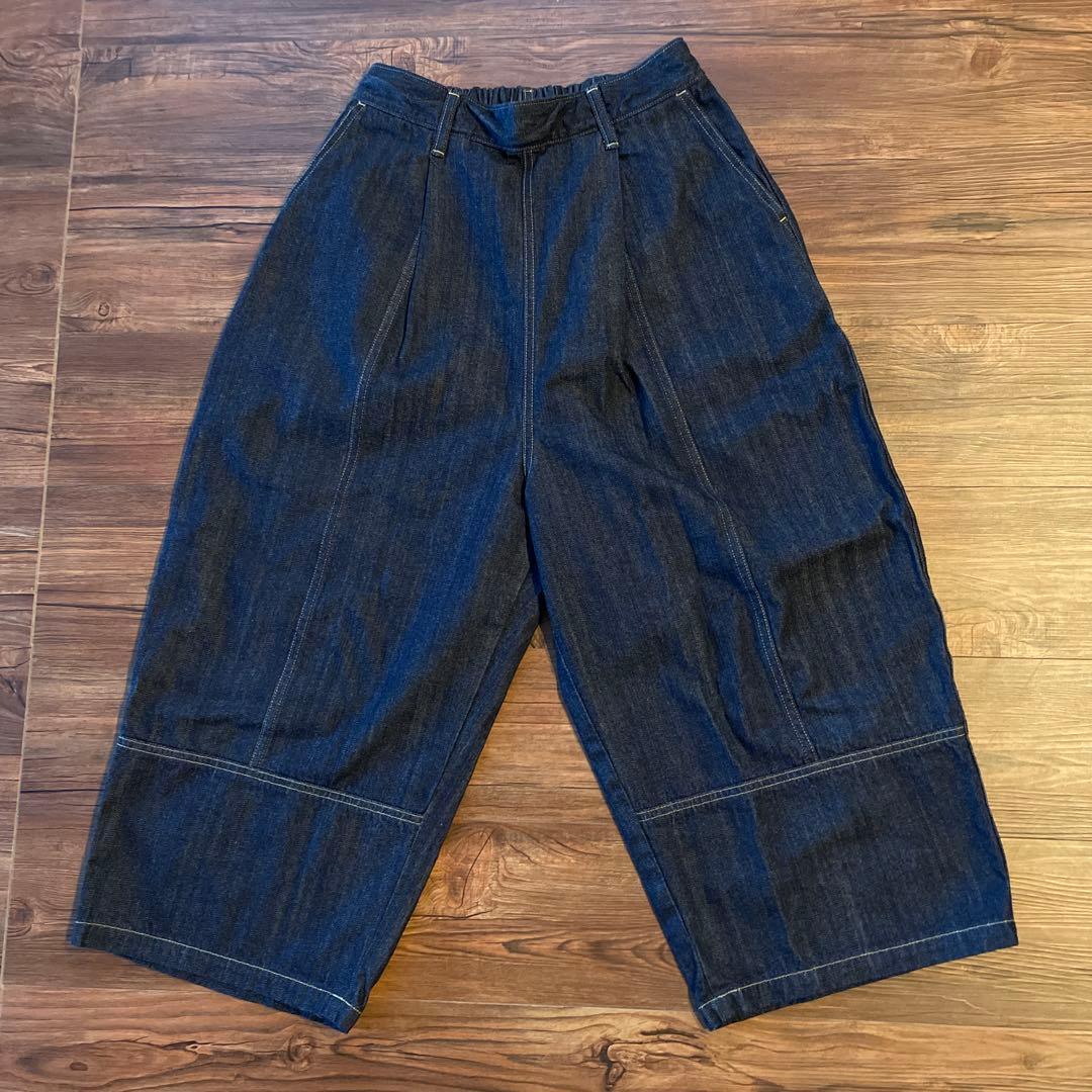 ブロカント　デニムトヌーパンツ Brocante ブロカント トヌーパンツ ソフトデニム ワンウォッシュデニム