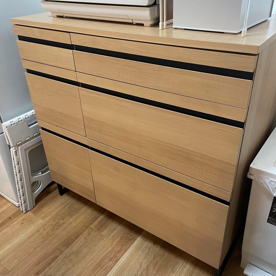 moca company Cloudear キッチンカウンター 食器棚 Amazon｜moca company Cloudear キッチンカウンター 幅90 引出し 奥行