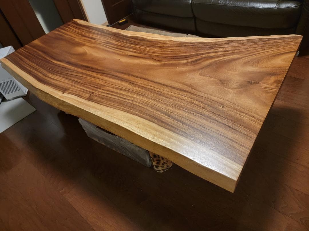 モンキーポッド　一枚板　ダイニングテーブル　180㎝ 無垢板 天板 一枚板 テーブル ダイニングテーブル モンキーポッド 180cm 無垢材 座