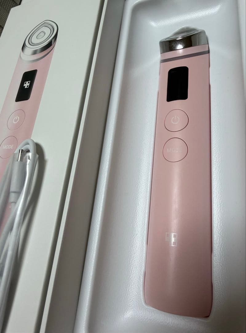 AGE-R ブースタープロ メディキューブ 美顔器 ピンク USBケーブル付き AGE-Rブースタープロ ピンク(ピンク): コスメ＆ビューティー | ロフト