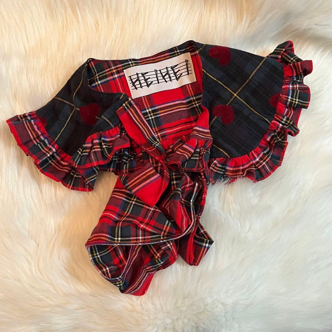 HEIHEI ハートチェックつけ襟 - メルカリ