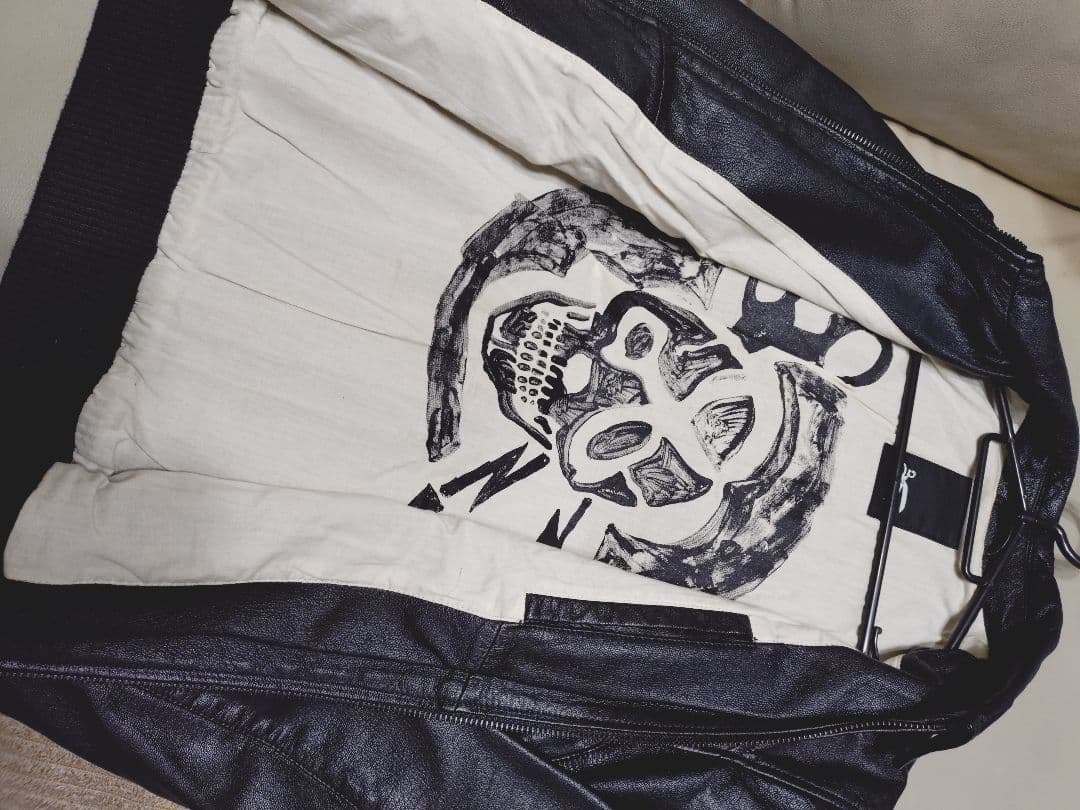 最終値下げDENHAM GOAT LEATHER パイロットジャケット - メルカリ