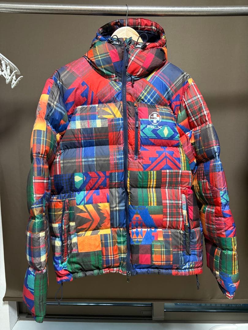 RLX マルチカラー チェック柄 ダウンジャケット POLO RALPH LAUREN(ポロラルフローレン) / ダウンジャケット/M