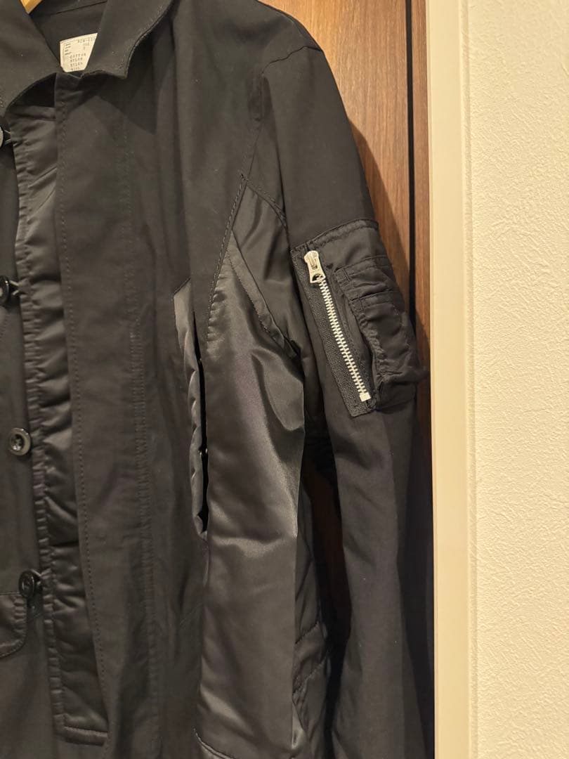 美品】sacaiサカイ ドッキングミリタリーコート SCM-035 サイズ2