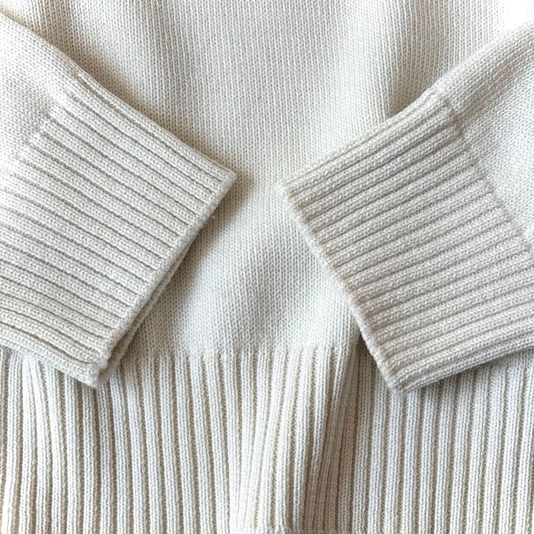 美品 イレーヴ Y 日本製 サイズ4 ウール モックネック ニット セーター