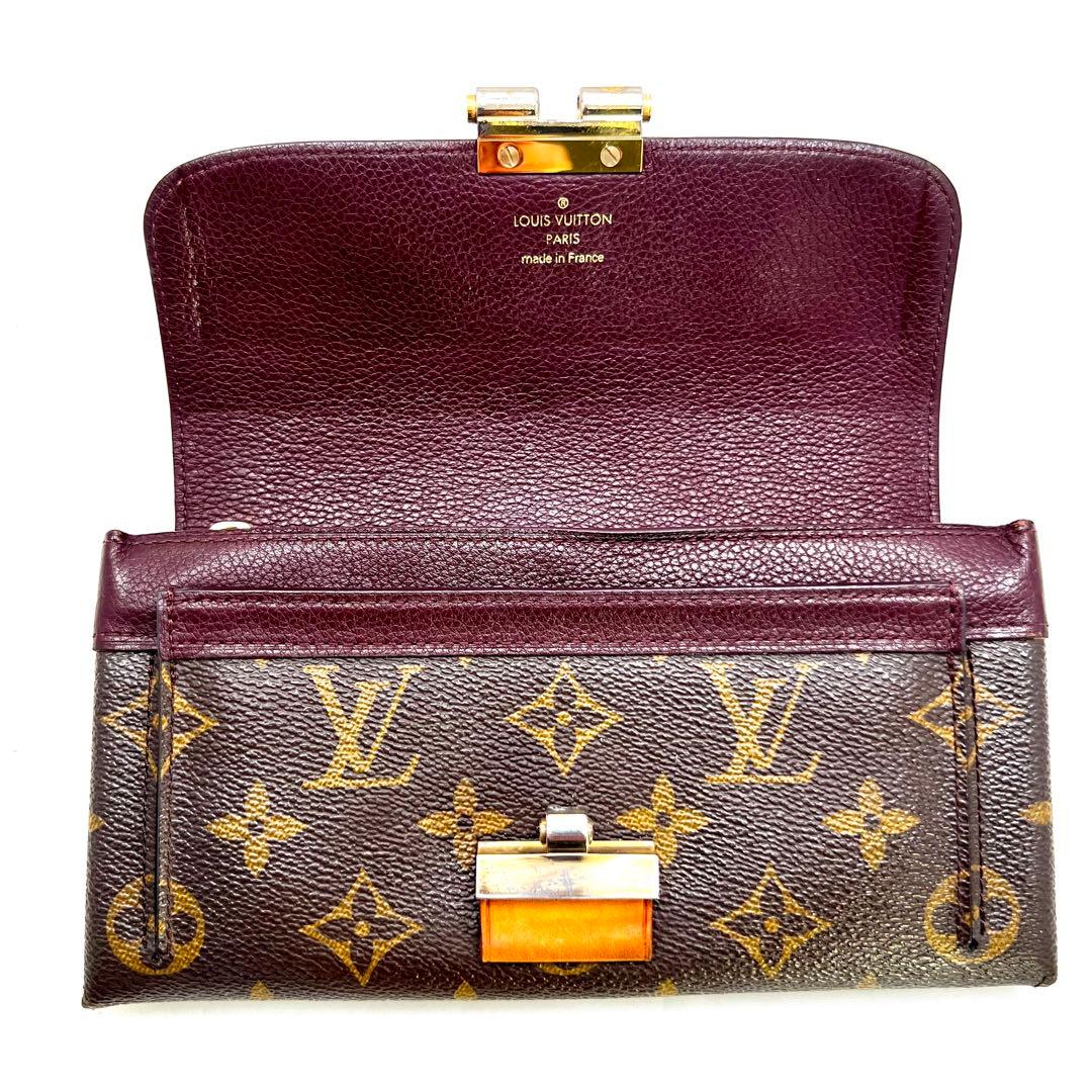 ルイヴィトン ポルトフォイユ エリゼ モノグラム パープル M60414