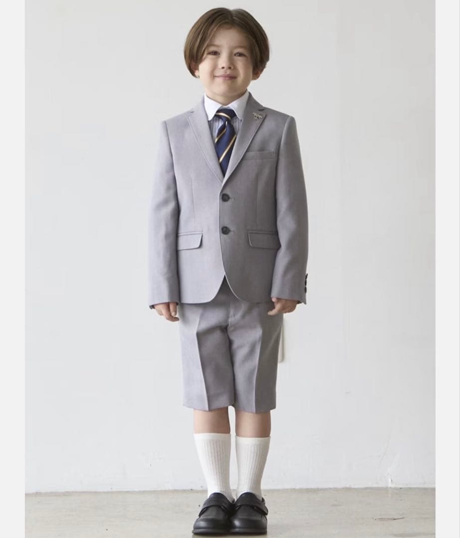 プティマイン セレモニー グレーセットアップ 男の子 110 - メルカリ