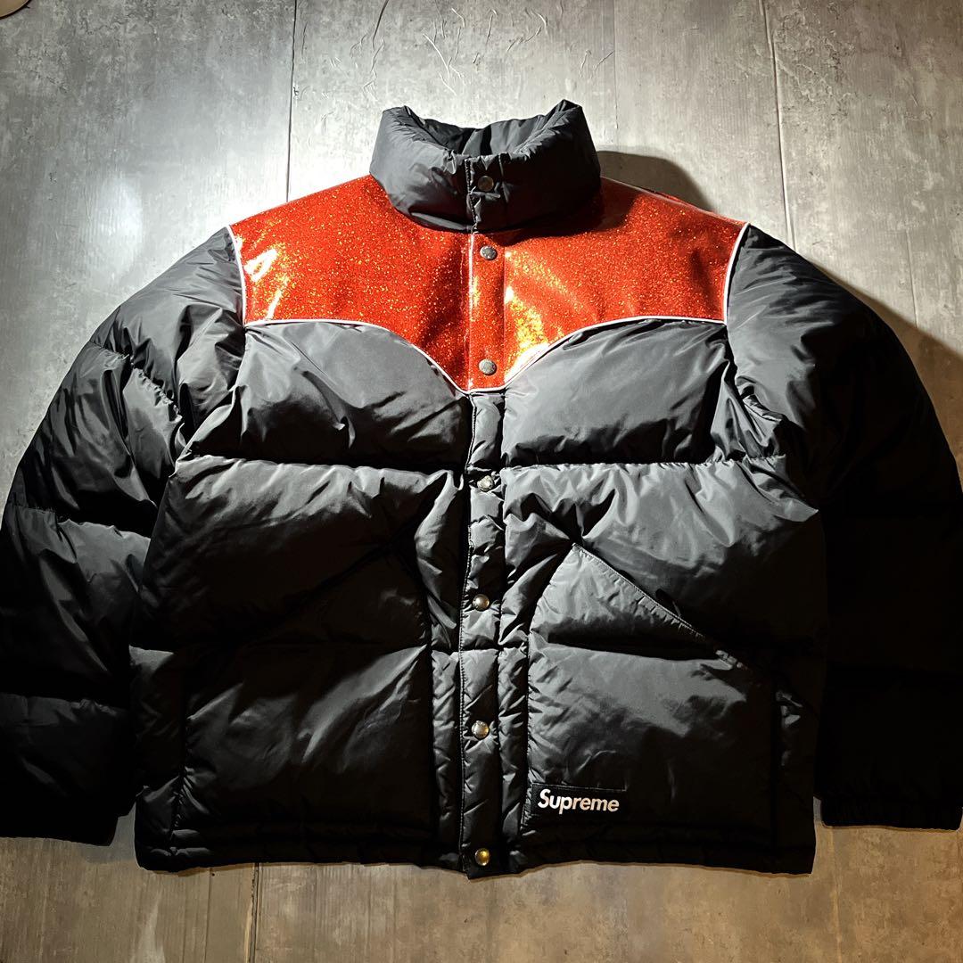 ジャケット・アウター Supreme Glitter Yoke Down Puffer Jacket Supreme Glitter Yoke Down Puffer Jacket (FW22) - $298