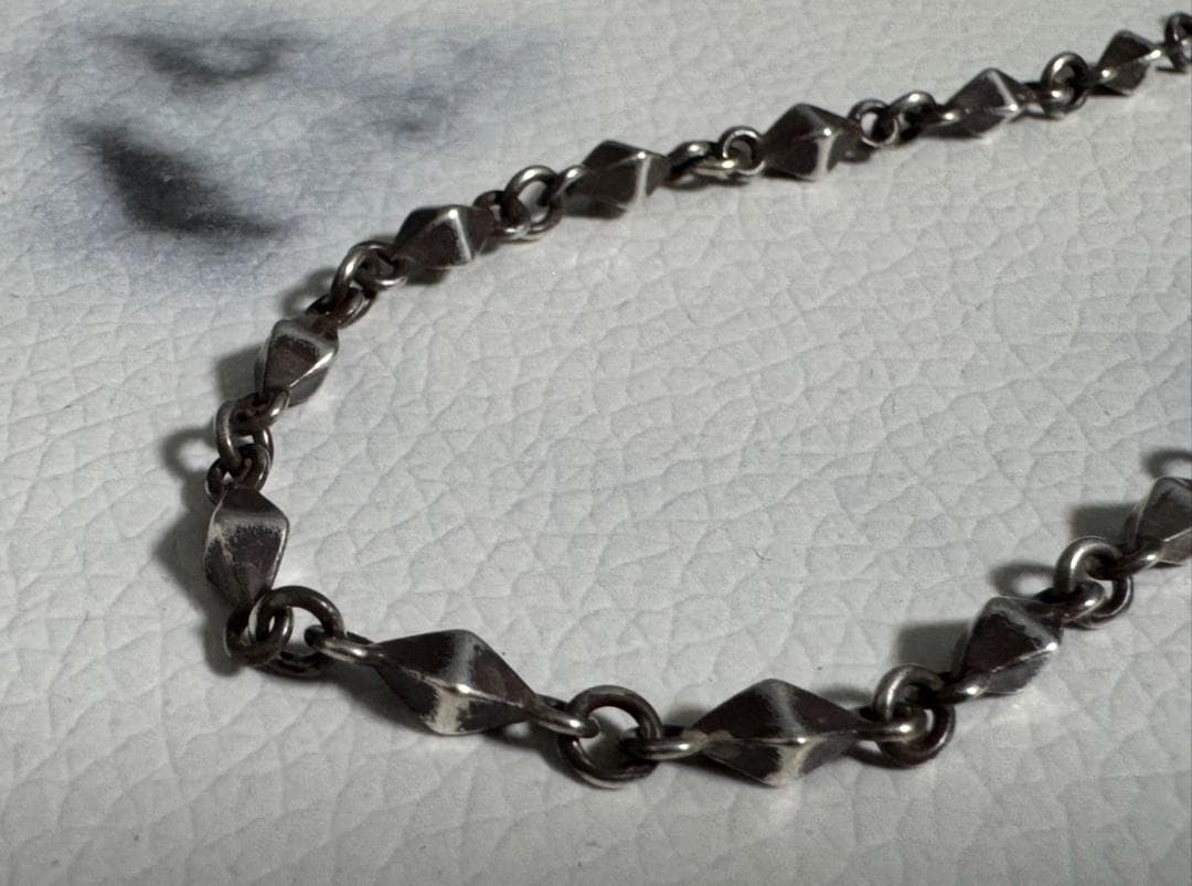 925刻印 ジャスティンデイビス ダイヤデザインシルバーチェーン - メルカリ