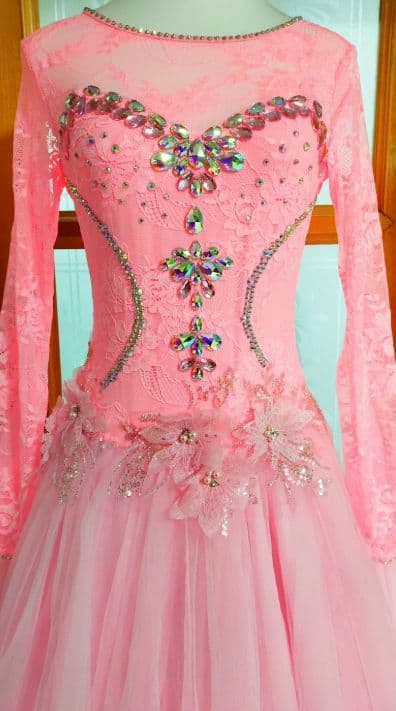 ソシアル様専用 ☆美品 お得社交ダンスドレス フロート付 スタンダード