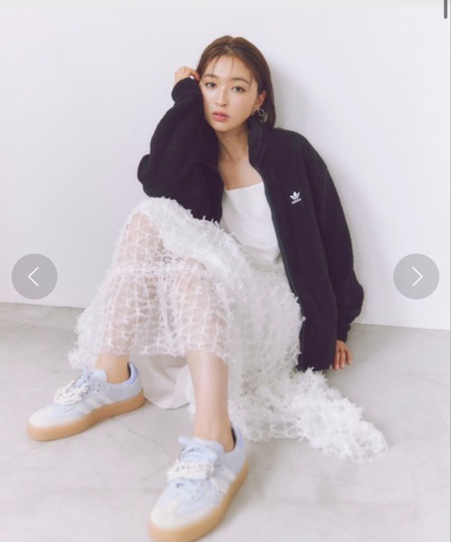 SNIDEL プリーツバリエキャミワンピース ホワイト サイズ0 - メルカリ