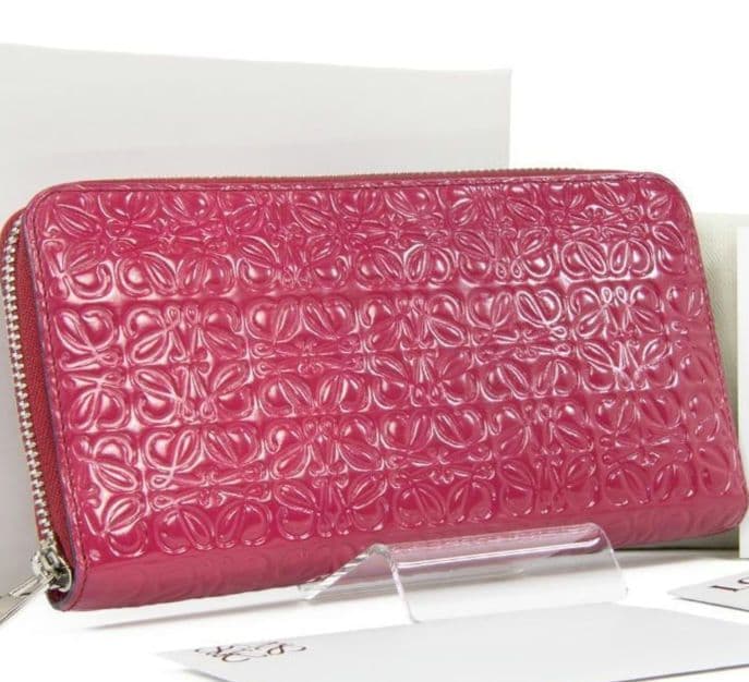 ぽ*ん様 未使用に近い✨LOEWE　長財布　美品 中古 ロエベ 長財布二折 メンズ ブランド LOEWE ロング ホリゾンタル