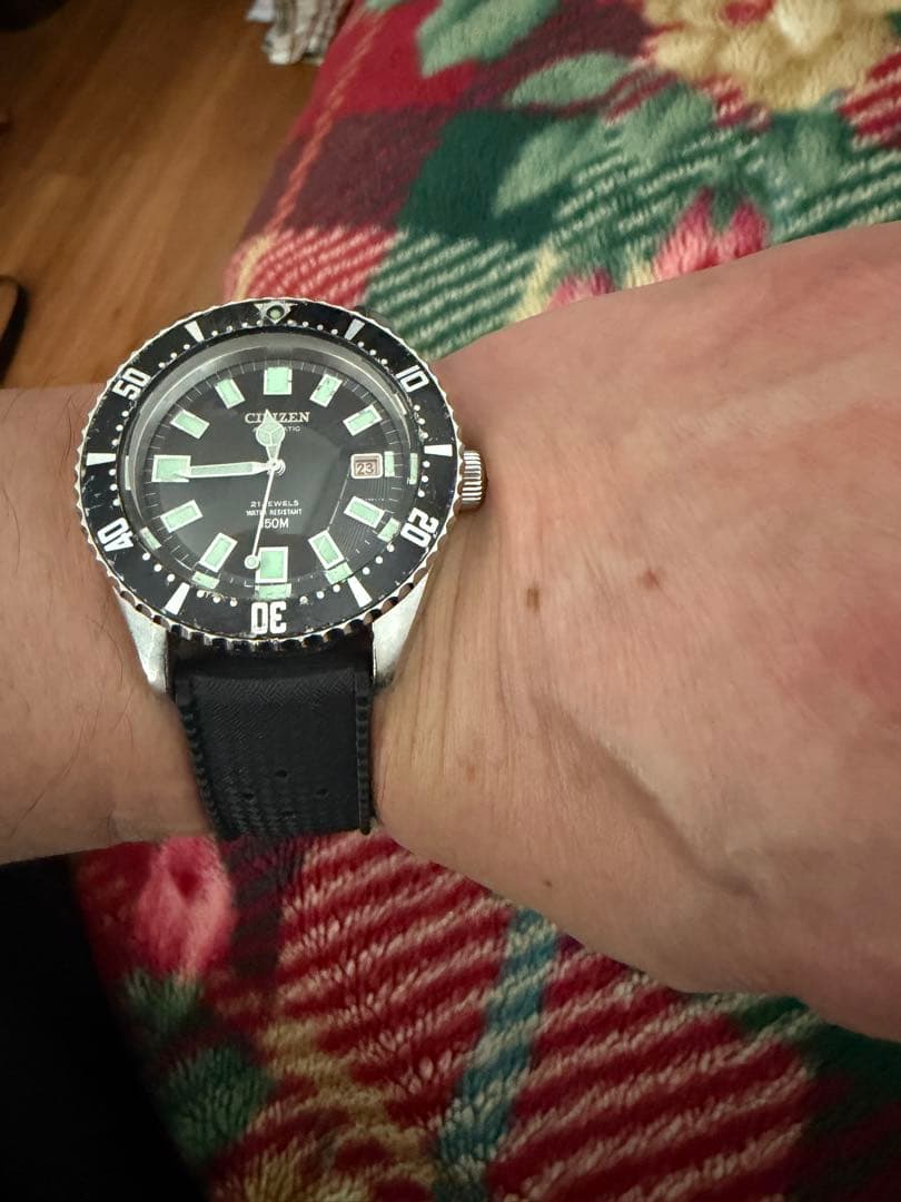 CITIZEN シチズンチャレンジダイバーフジツボダイバートロピックベルト