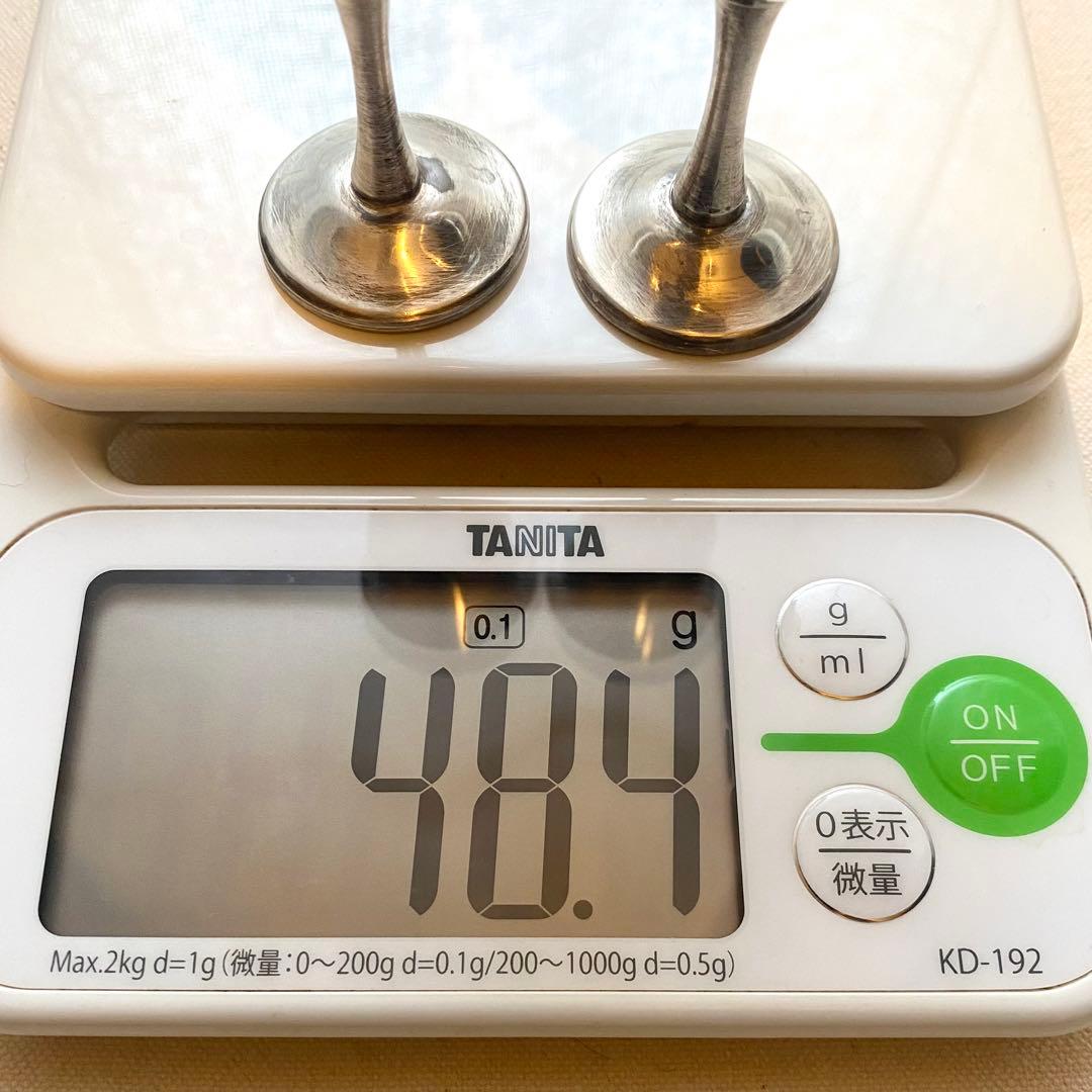 ポ*キ様 限定出品　2点セット　純銀　シルバー　48.4g　ゴブレット　杯