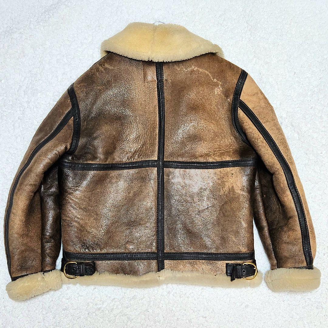 SCHOTT ショット B-3 フライトジャケット リアルムートン 38 M L