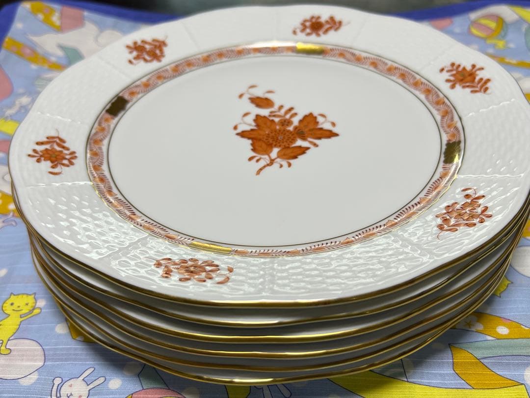 ぷいちゃ様専用 HEREND アポニー ディナー皿 6枚セット - メルカリ