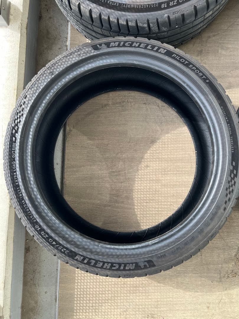 ①【4本セット（内2本）】ミシュラン パイロットスポーツ5 225/40/r18