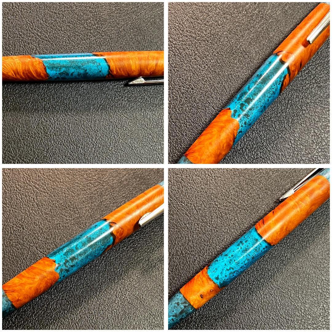 野原工芸 侘寂 ブライヤー瘤 斑紋ガス 青銅色 ボールペン - メルカリ