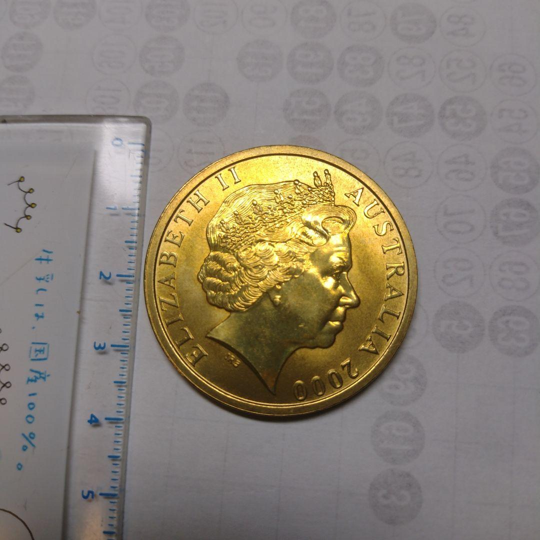 オーストラリア 、シドニーオリンピック記念 5ドル 硬貨2000年発行