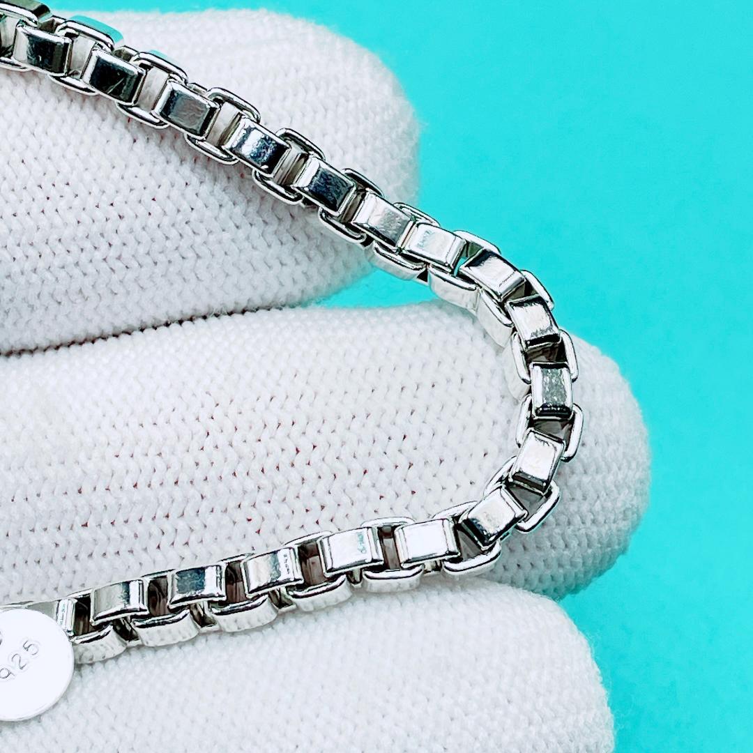 ◇ティファニー◇ 新品仕上済 ベネチアン ブレスレット Ag925 14.62g