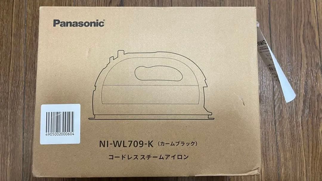 Panasonic スチームアイロン 黒 NI-WL709-K 概要 コードレススチームアイロン NI-WL709 | アイロン・衣類