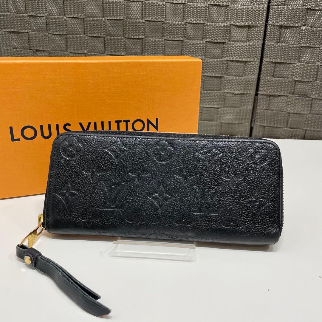 t*様 LOUIS VUITTON モノグラムアンプラント クレマンス　長財布 ☆LOUIS VUITTON☆大人気!【クレマンス アンプラント】黒 長財布