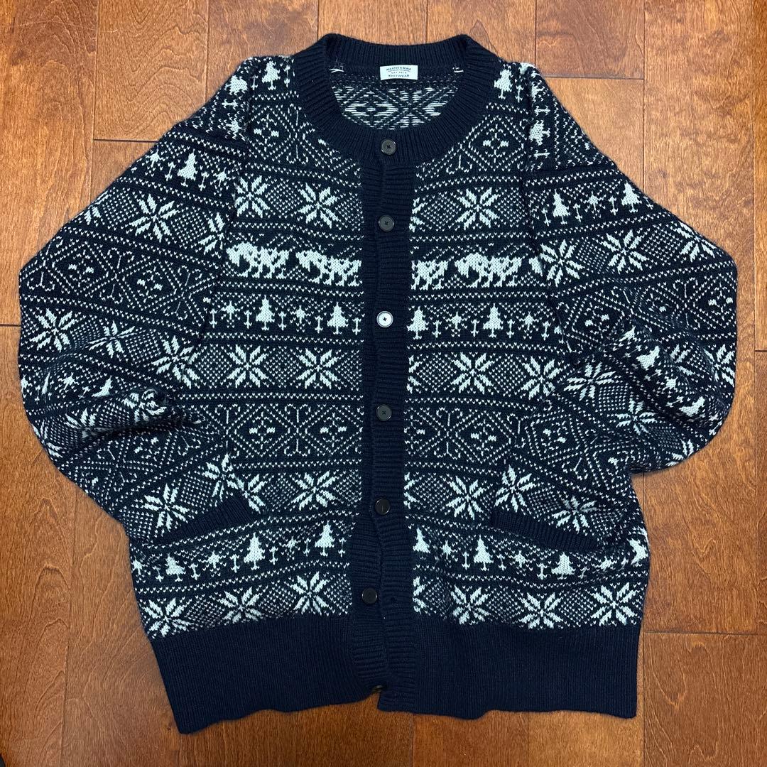 レア】MAATEE&SONS NORDIC CARDIGAN - メルカリ