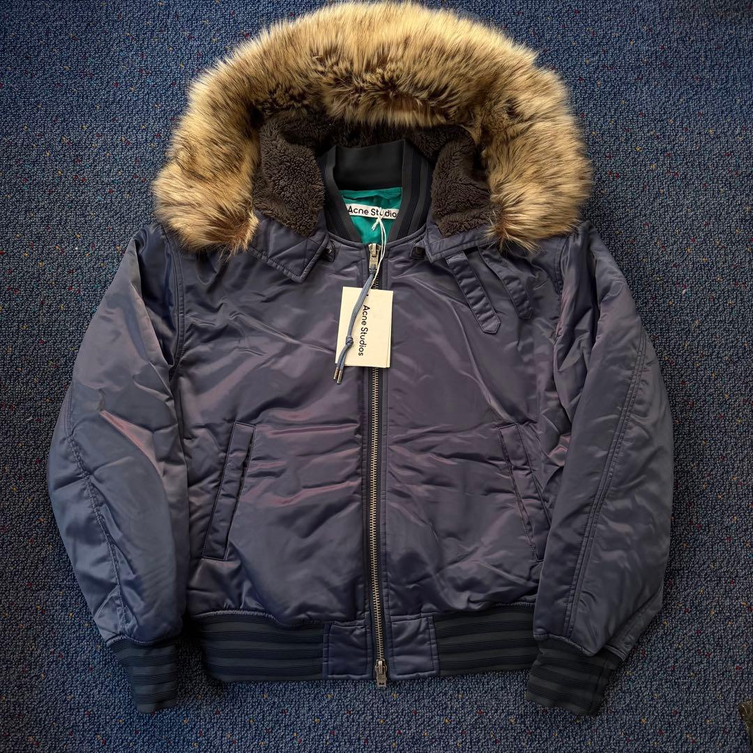 acne studios パッデッドフーデッド ボンバージャケット - メルカリ