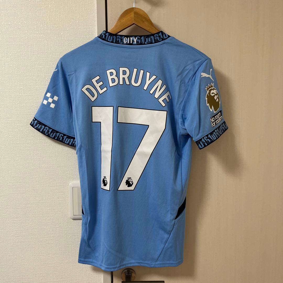 マンチェスターシティユニフォーム　デブライネ マンチェスター・シティ 24/25 ケビン・デ・ブライネ 公式ユニフォーム