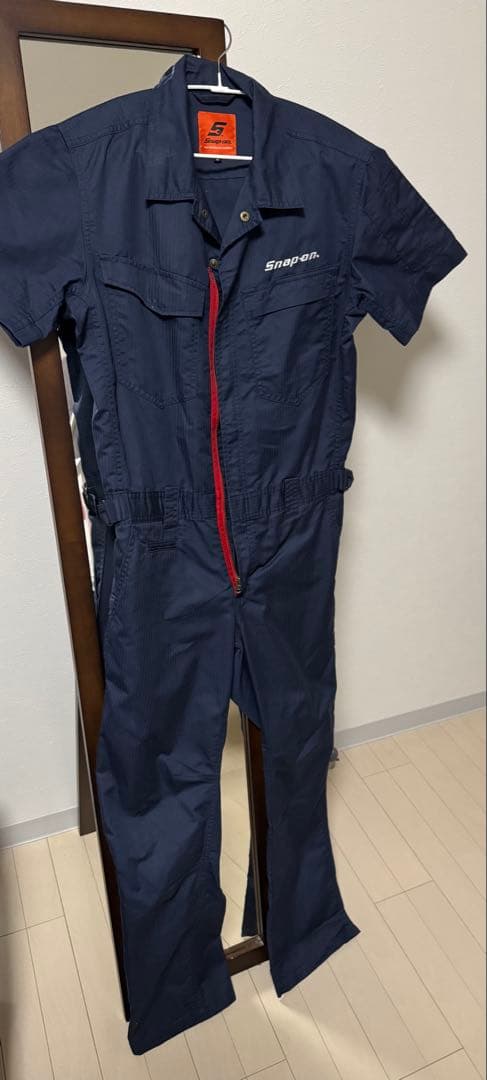 Snap-on 半袖ツナギ　ネイビーS 半袖ツナギ服 50001－001 ネイビーブルー | 【ミドリ安全