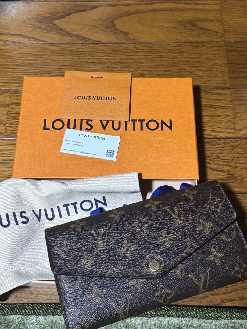 【美品】ルイ・ヴィトン　ポルトフォイユサラ ポルトフォイユ・サラ ルイヴィトン 長財布 ポルトフォイユ サラ