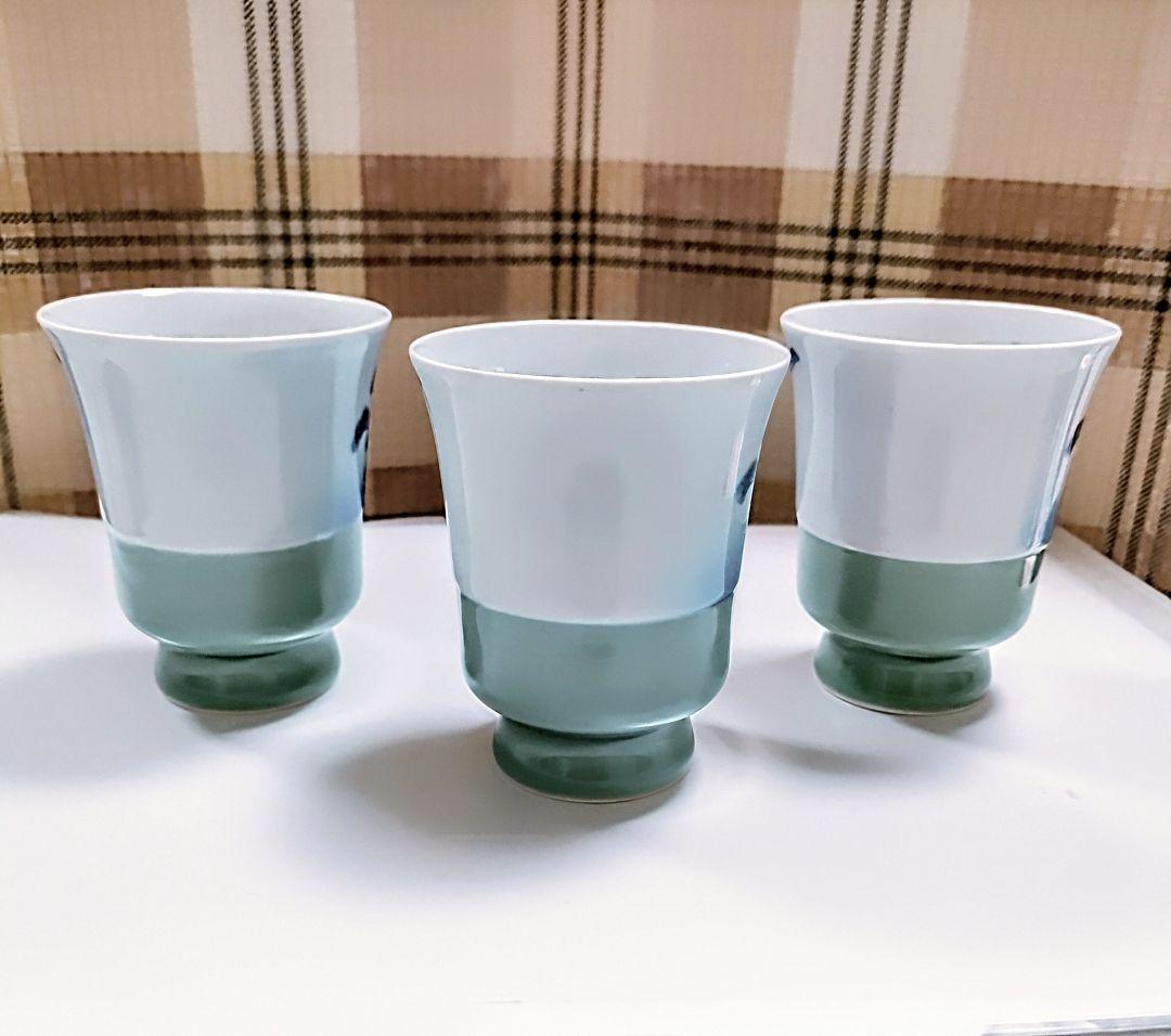 ○5463#0109 オールド深川/フリーカップ(松の木とイカダと船頭)0803