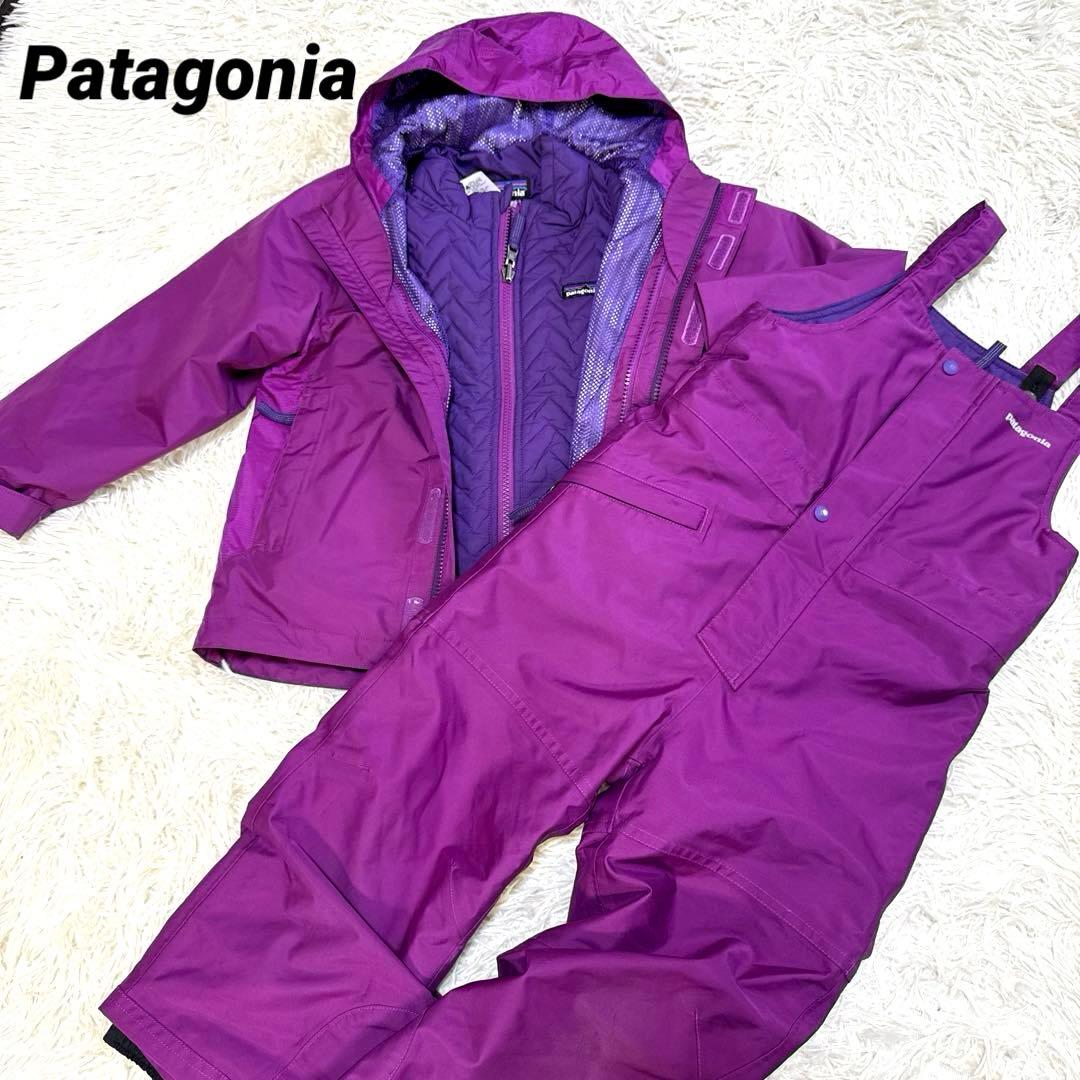 Patagonia パタゴニア　キッズスキーウェア3点セットパープルXS 5-6 楽天市場】patagonia フリース K'S RETRO-X JKT 65625 キッズ NATURAL